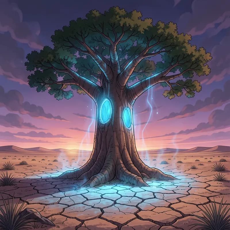 Spirit Quest African Mythology interactive story — atmospheric illustration