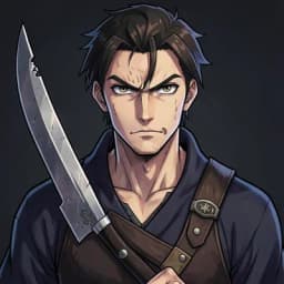 Kenjiro Sato — Anime / Manga Style character portrait