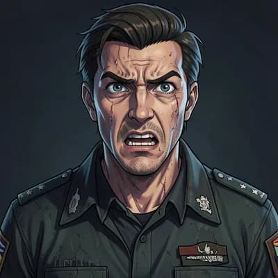 Commander Hideo Sato — Apocalyptic character portrait