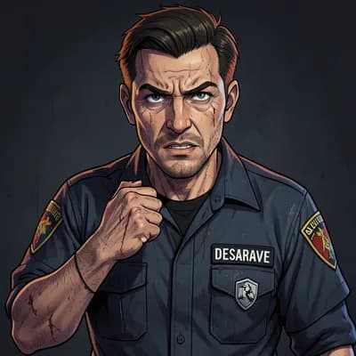 Mateo Rossi — Apocalyptic character portrait