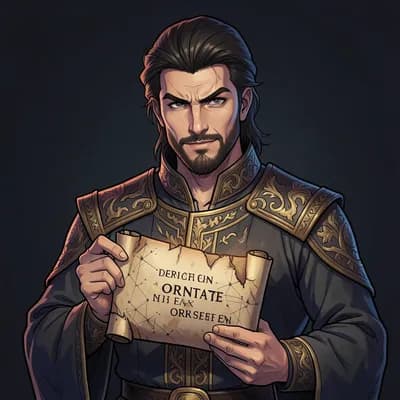 Zaid — Arabian Nights character portrait