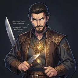 Farid — Arabian Nights character portrait