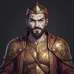 Shahryar — Arabian Nights character portrait