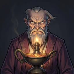 Farid — Arabian Nights character portrait