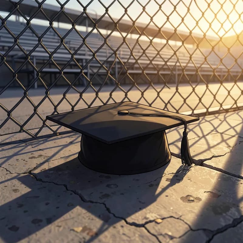 Graduation Bully Romance interactive story — atmospheric illustration