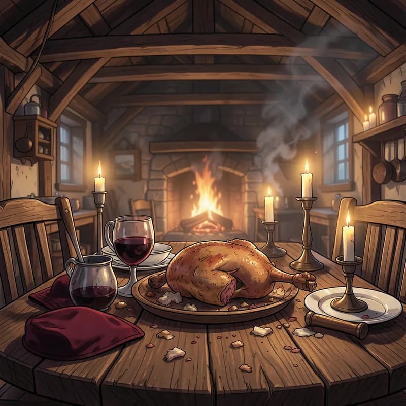 Falstaff Comedy Adventure interactive story — atmospheric illustration