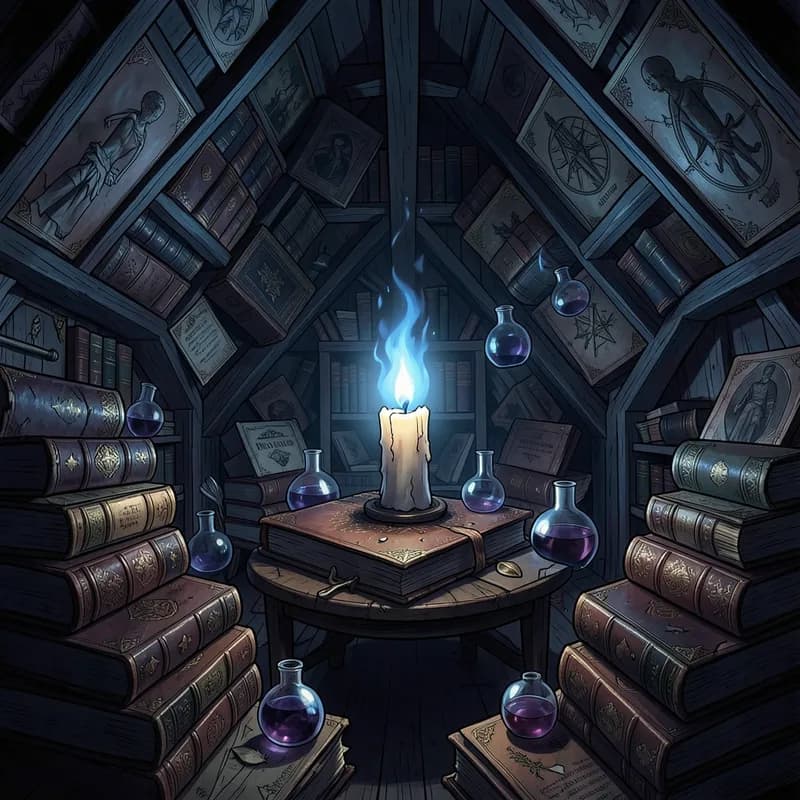 The Dreamer Cosmic Horror interactive story — atmospheric illustration