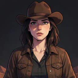 June — Cowboy Romance character portrait