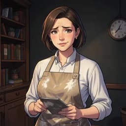 Beatrice Halloway — Cozy Mystery character portrait
