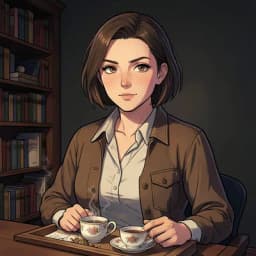 Clementine Pendergast — Cozy Mystery character portrait
