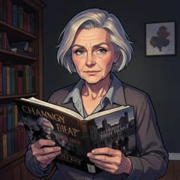 Beatrice Halloway — Cozy Mystery character portrait