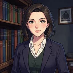 Clara Pendergast — Cozy Mystery character portrait