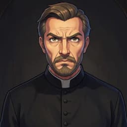 Father Arthur Penhaligon — Cozy Mystery character portrait