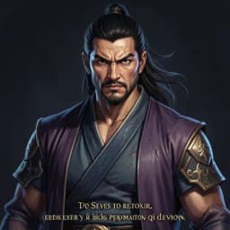 Jian Shen — Cultivation / Wuxia character portrait
