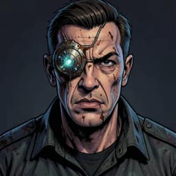 Jiro — Cyberpunk character portrait