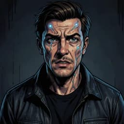 Jiro — Cyberpunk character portrait