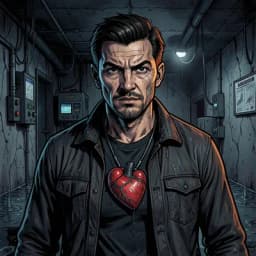 Jiro — Cyberpunk character portrait