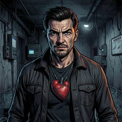 Jiro — Cyberpunk character portrait