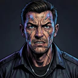Jiro — Cyberpunk character portrait