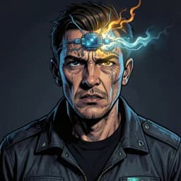 Kenjiro Sato — Cyberpunk character portrait