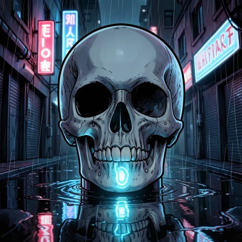 Cybernetic Upgrade Cyberpunk interactive story — atmospheric illustration