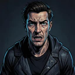 Jiro — Cyberpunk character portrait