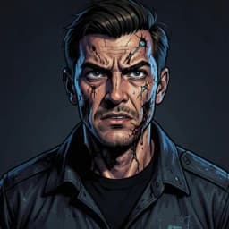 Jiro — Cyberpunk character portrait