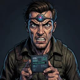 Kenji — Cyberpunk character portrait