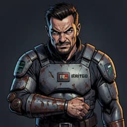 Koda — Cyberpunk character portrait