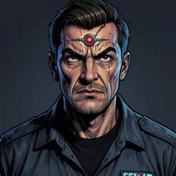 Kenji — Cyberpunk character portrait