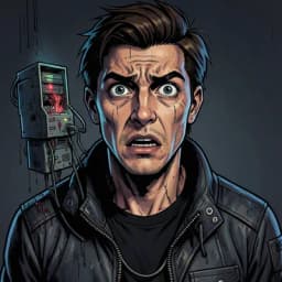 Seven — Cyberpunk character portrait