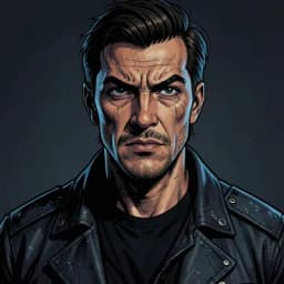 Kenzo — Cyberpunk character portrait