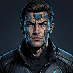 Soji — Cyberpunk character portrait