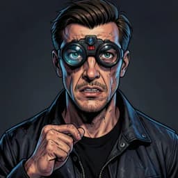 Kenji Sato — Cyberpunk character portrait