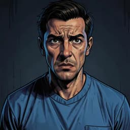 Kenji — Cyberpunk character portrait