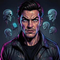 Jiro — Cyberpunk character portrait