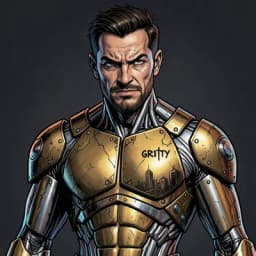 Arthur Halloway — Cyberpunk character portrait