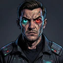 Jiro — Cyberpunk character portrait