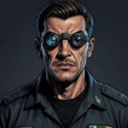 Kenji Sato — Cyberpunk character portrait