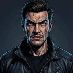 Jiro — Cyberpunk character portrait