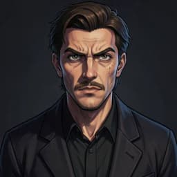 Julian Halloway — Dark Academia character portrait