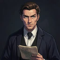 Arthur Penhaligon — Dark Academia character portrait