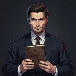Hugo St. John — Dark Academia character portrait