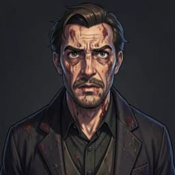 Henrik Vane — Dark Academia character portrait