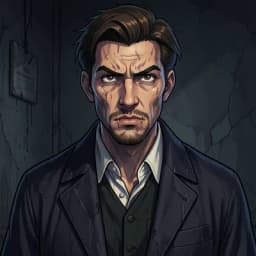 Julian Vane — Dark Academia character portrait