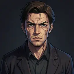 Julian Halloway — Dark Academia character portrait