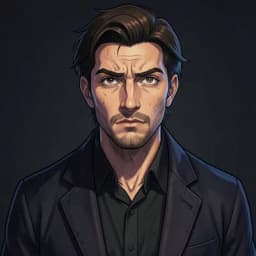 Julian Vane — Dark Academia character portrait