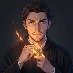 Julian Vane — Dark Academia character portrait