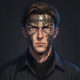 Rodion — Dark Academia character portrait