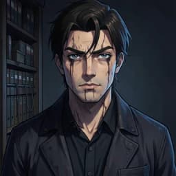 Cillian Vane — Dark Academia character portrait